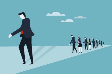 İş adamları vektör illüstrasyonu