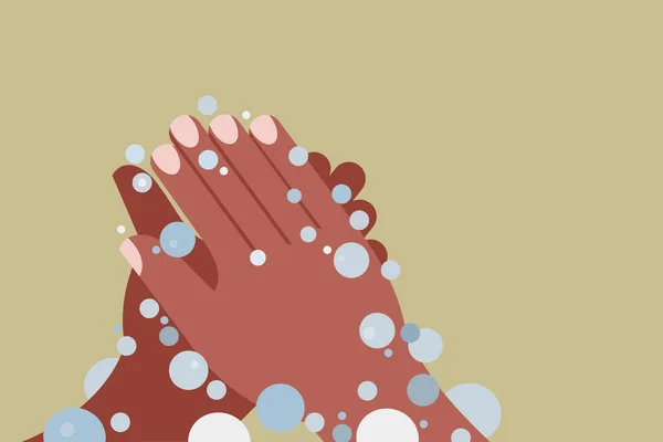 Απεικόνιση Φορέα Πλυσίματος Χεριών — Διανυσματικό Αρχείο