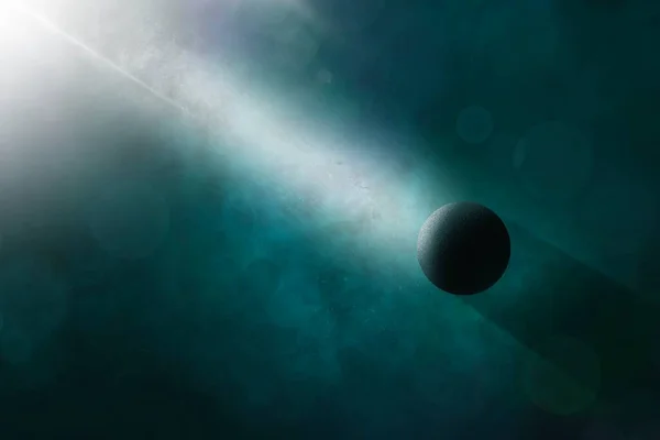 Illustration Des Planètes Arrière Plan Galactique — Photo