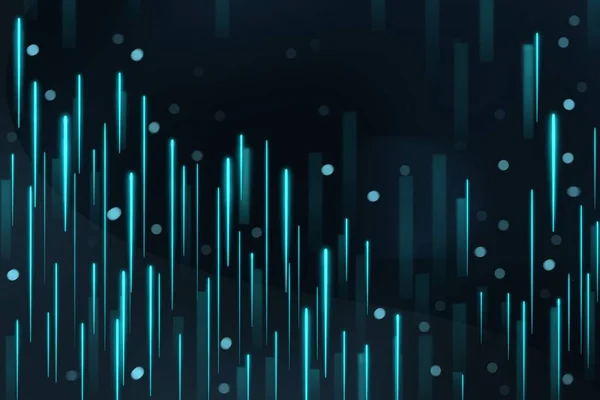 Bilgi teknolojisi ve yüksek hız veri transferi için renkli parlak arkaplan