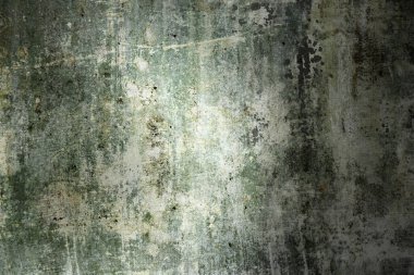 Yeşil yamalı soyut beyaz duvar arkaplanı