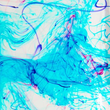 Soyut arkaplan. Yaratıcı modern renk karıştırma kavramı. Mavi estetik ilham.