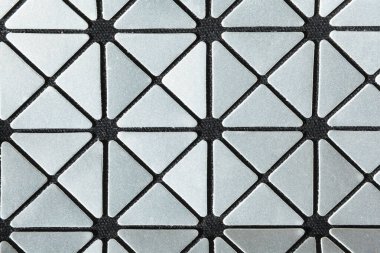 Gri soyut doku üçgenleri tam düz