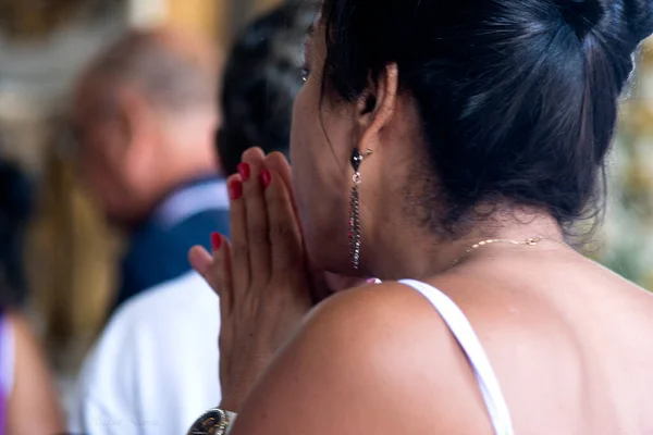 Сальвадор Баїя Бразилія Грудня 2015 Вірне Зібрання Церкві Сенхор Бонфім — стокове фото