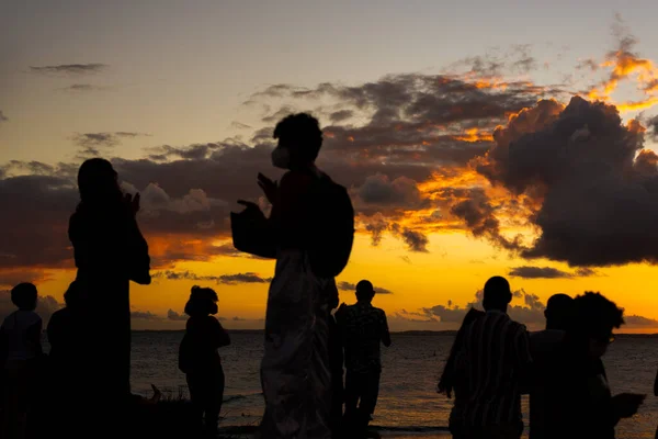 Salvador Bahia Brazil June 2021 Dramatic Sunset Salvador Bahia Farol — Stock Photo, Image