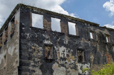 Santo Antonio do Paraguau Manastırı 'nın kalıntıları. Brezilya 'nın Bahia eyaletindeki Cachoeira şehrinde 1649 yılında kurulmuştur..