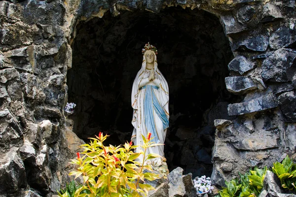 Сальвадор Баїя Бразилія Жовтня 2014 Року Католицький Санта Темній Печері — стокове фото