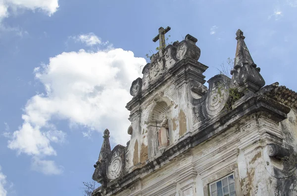 圣安东尼奥多巴拉圭人修道院的立面 它位于巴西巴伊亚州的Cachoeira 成立于1649年 — 图库照片