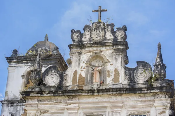 圣安东尼奥多巴拉圭人修道院的立面 它位于巴西巴伊亚州的Cachoeira 成立于1649年 — 图库照片