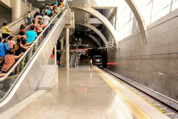 Salvador Bahia Brasile Gennaio 2015 Stazione Della Metropolitana Nel Comune — Foto Stock