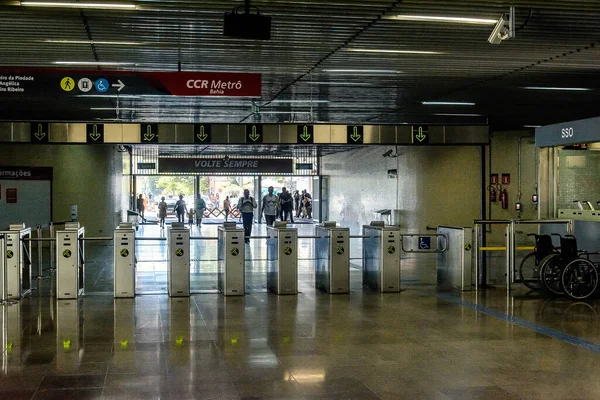 Salvador Bahia Brasile Gennaio 2015 Stazione Della Metropolitana Nel Comune — Foto Stock