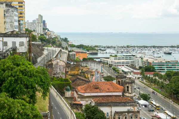 Salvador Bahia Brasil Diciembre 2016 Vista Superior Parte Histórica Ciudad —  Fotos de Stock