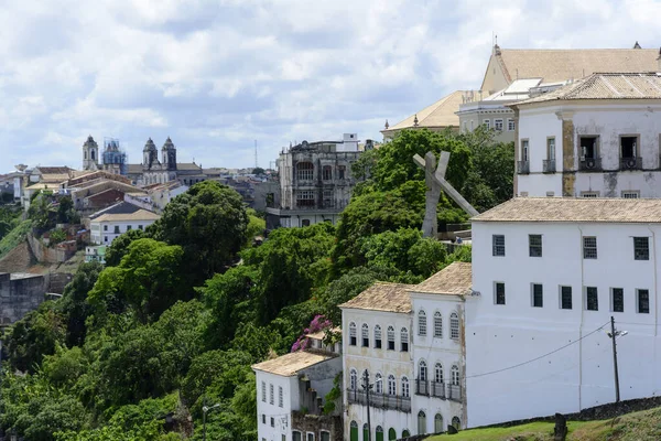 Salvador Bahia Brazil March 2017 Top View Cruz Caida Monument — стокове фото