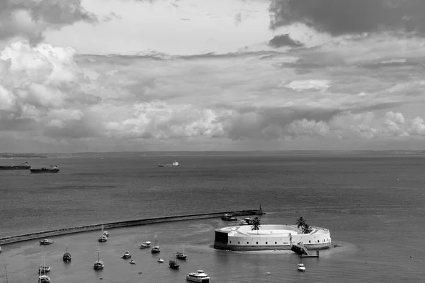 Salvador Bahia Brazil March 2017 View Top Fort Sao Marcelo — Stock Photo, Image