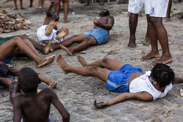 Acupe Bahia Brasil Julho 2016 Manifestação Cultural Nego Fugido Moradores — Fotografia de Stock