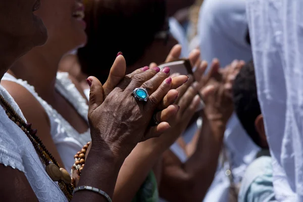 Сальвадор Баїя Бразилія Грудня 2015 Вірне Зібрання Церкві Сенхор Бонфім — стокове фото