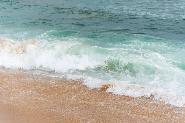 Ocean Waves Breaking Sands Famous Rio Vermelho Beach City Salvador — Stock Photo, Image