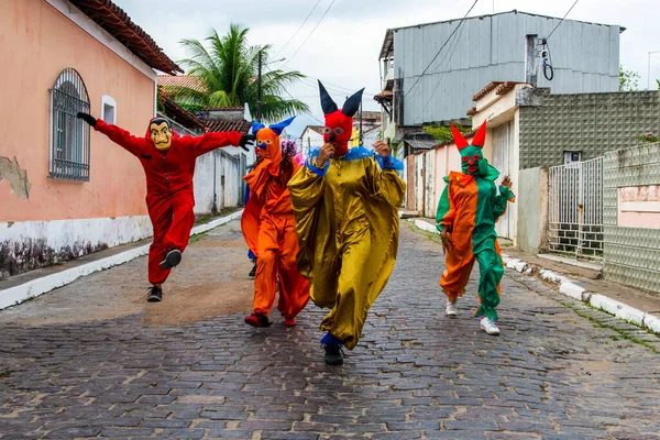 Maragogipe Bahia Brazylia Marca 2019 Carnaval Maragojipe Tradycyjny Popularny Festiwal — Zdjęcie stockowe