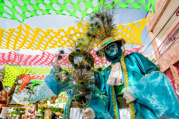 巴西巴伊亚州马拉戈吉普市 2019年3月4日 马拉戈吉普市狂欢节 Carnaval Maragojipe 是巴西巴伊亚州马拉戈吉普市一年一度的传统狂欢节 — 图库照片