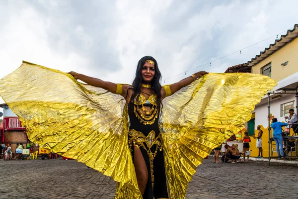 Марагожипе Бахия Бразилия Марта 2019 Года Carnaval Maragojipe Традиционный Популярный — стоковое фото