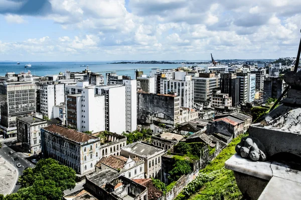 Salvador Bahia Brasile Gennaio 2015 Vista Dall Alto Della Baia — Foto Stock