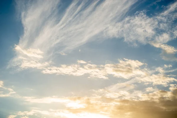 Weiße Wolken Blauen Himmel Einem Strahlend Sonnigen Tag Salvador Bahia — Stockfoto