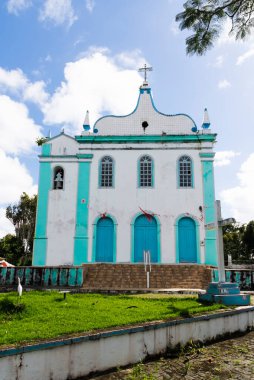 Brezilya 'nın Bahia kentindeki Santo Amaro da Purificao kentindeki bir terreiro' da dini bir kutlama sırasında Candomble dininin üyeleri görülüyor..