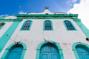 Brezilya 'nın Bahia kentindeki Santo Amaro da Purificao kentindeki bir terreiro' da dini bir kutlama sırasında Candomble dininin üyeleri görülüyor..