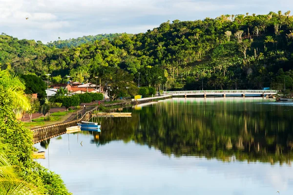 Nilo Pecanha Bahia Brasilien Juli 2018 Landschaft Des Nils Und — Stockfoto