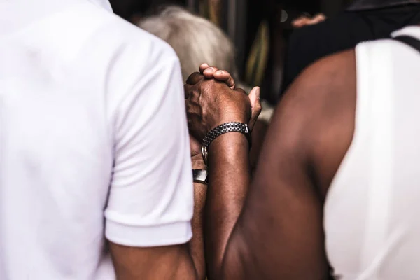 Salvador Bahía Brasil Enero 2019 Gente Misa Religiosa Santo Antonio —  Fotos de Stock