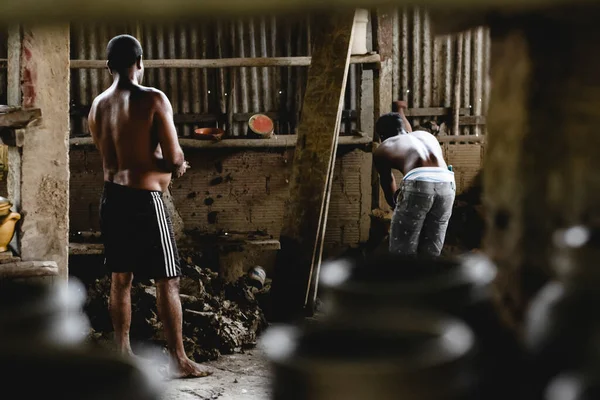 Maragogipinho Bahia Brasilien Oktober 2018 Die Kunst Der Keramikherstellung Größten — Stockfoto