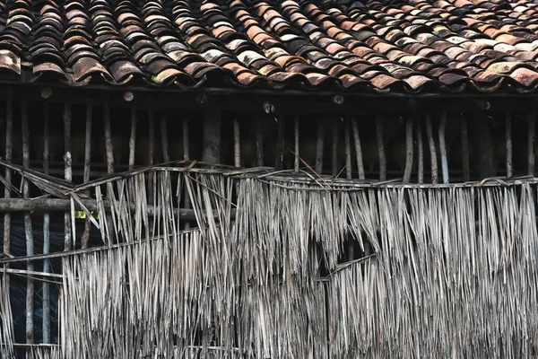 ブラジル バイーア州のアラトゥイプ市マラゴギピニョにおける陶器建築の陶器のファサード — ストック写真