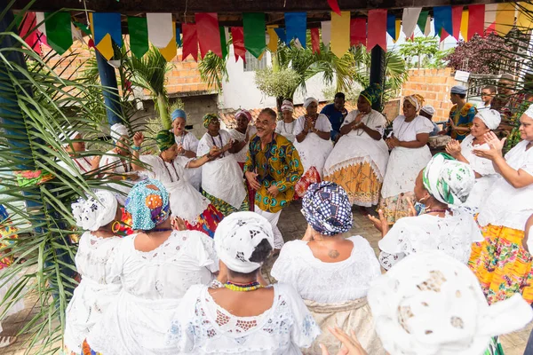 사바바라 브라질 2020 사바바라 지저스 지역의 축제에서 노래를 부르는 회원들 — 스톡 사진