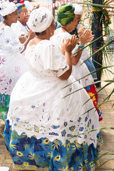 Saubara Bahia Brasil Junio 2020 Miembros Aleatorios Bailando Cantando Festival — Foto de Stock