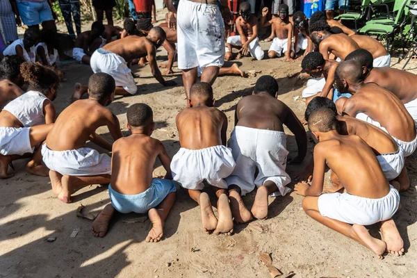 Santo Amaro Bahia Brazil July 2022 Members Cultural Event Nego — Stok fotoğraf