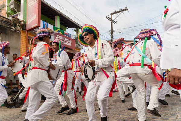 Saubara Bahia Brazil August 2022 Members Marujada Curaca Dance Sing — Zdjęcie stockowe