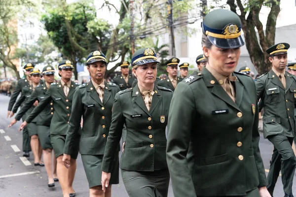 Salvador Bahia Brazil September 2022 Brazilian Army Officers Parading Independence — Stockfoto