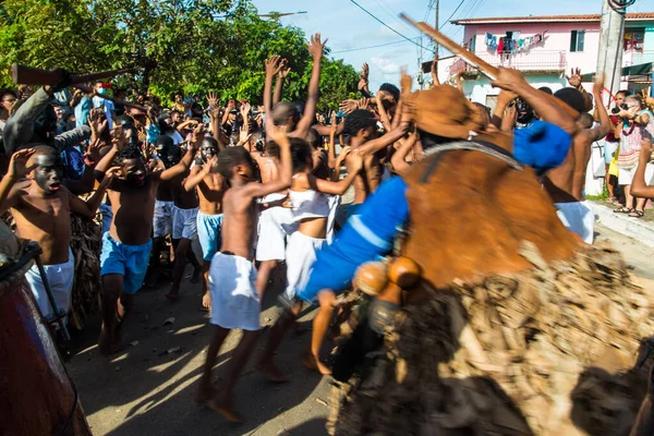 Santo Amaro Bahia Brazil July 2022 Members Cultural Event Nego — Zdjęcie stockowe