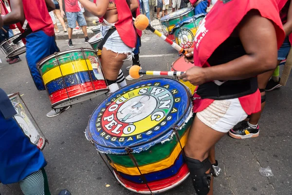 Salvador Bahia Brazília 2021 November Brazil Zenészek Tiltakoznak Salvadori Jair — Stock Fotó