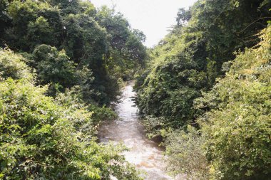 Vadideki doğal şelale