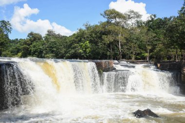 Vadideki doğal şelale