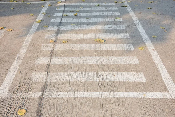 Close Zebra Crossing Road Crossing — Stock Photo, Image