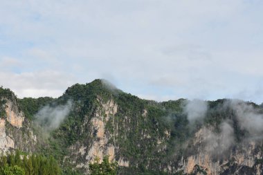 Dağın tepesinden manzara