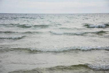 Sahildeki kum arka plan için doğaldır.