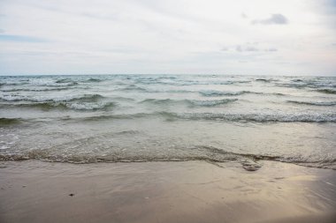 Sahildeki kum arka plan için doğaldır.