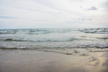 Sahildeki kum arka plan için doğaldır.