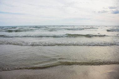 Sahildeki kum arka plan için doğaldır.