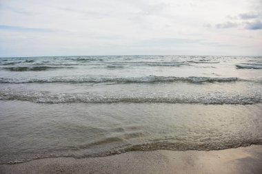 Sahildeki kum arka plan için doğaldır.