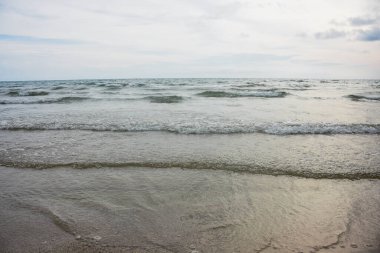 Sahildeki kum arka plan için doğaldır.