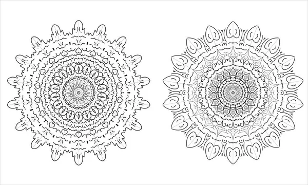 lace ornament mandala design template